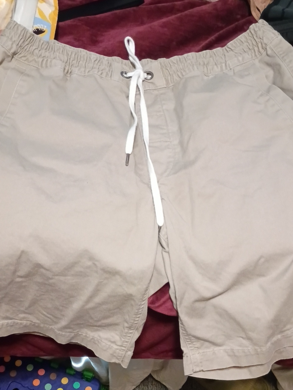 Men's Ralph Lauren Polo Casual Drawstring Shorts - Light Khaki